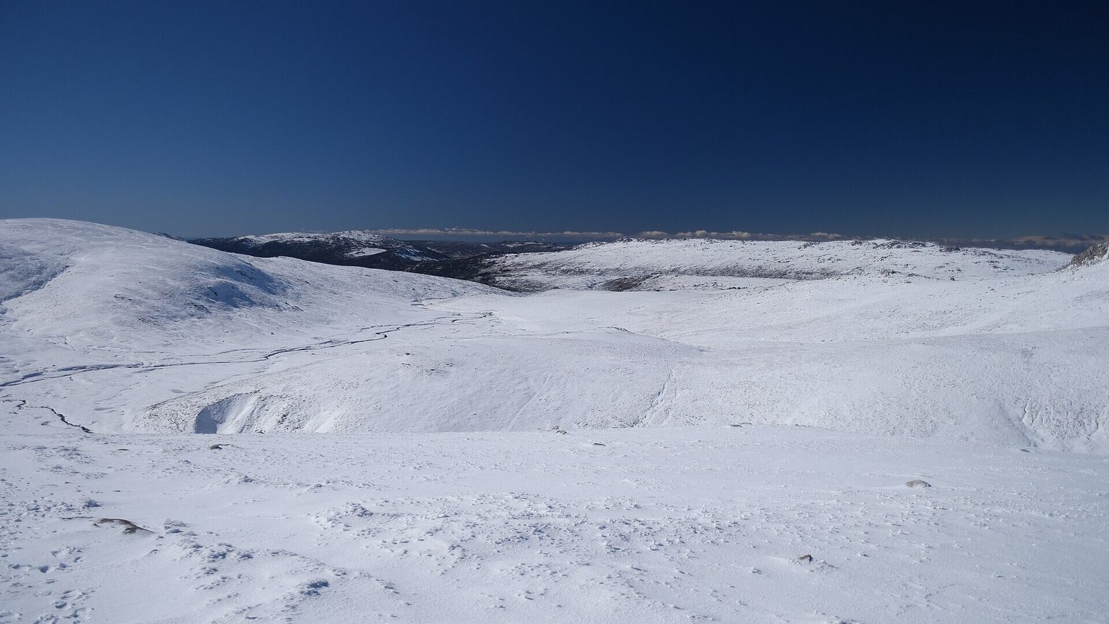 The Main Range of Kosciuszko National Park above the Alpine Way NSW
