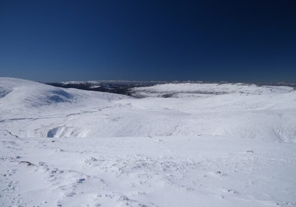 The Main Range of Kosciuszko National Park above the Alpine Way NSW