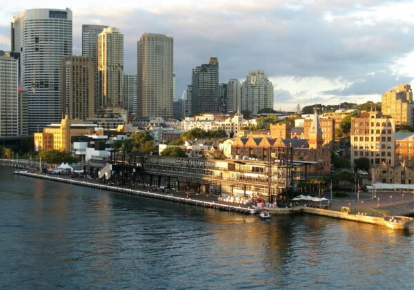 Circular Quay waterfront precinct, Sydney, near past Australian Fashion Week venues