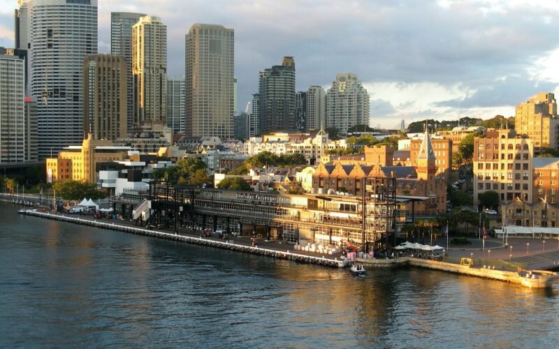 Circular Quay waterfront precinct, Sydney, near past Australian Fashion Week venues