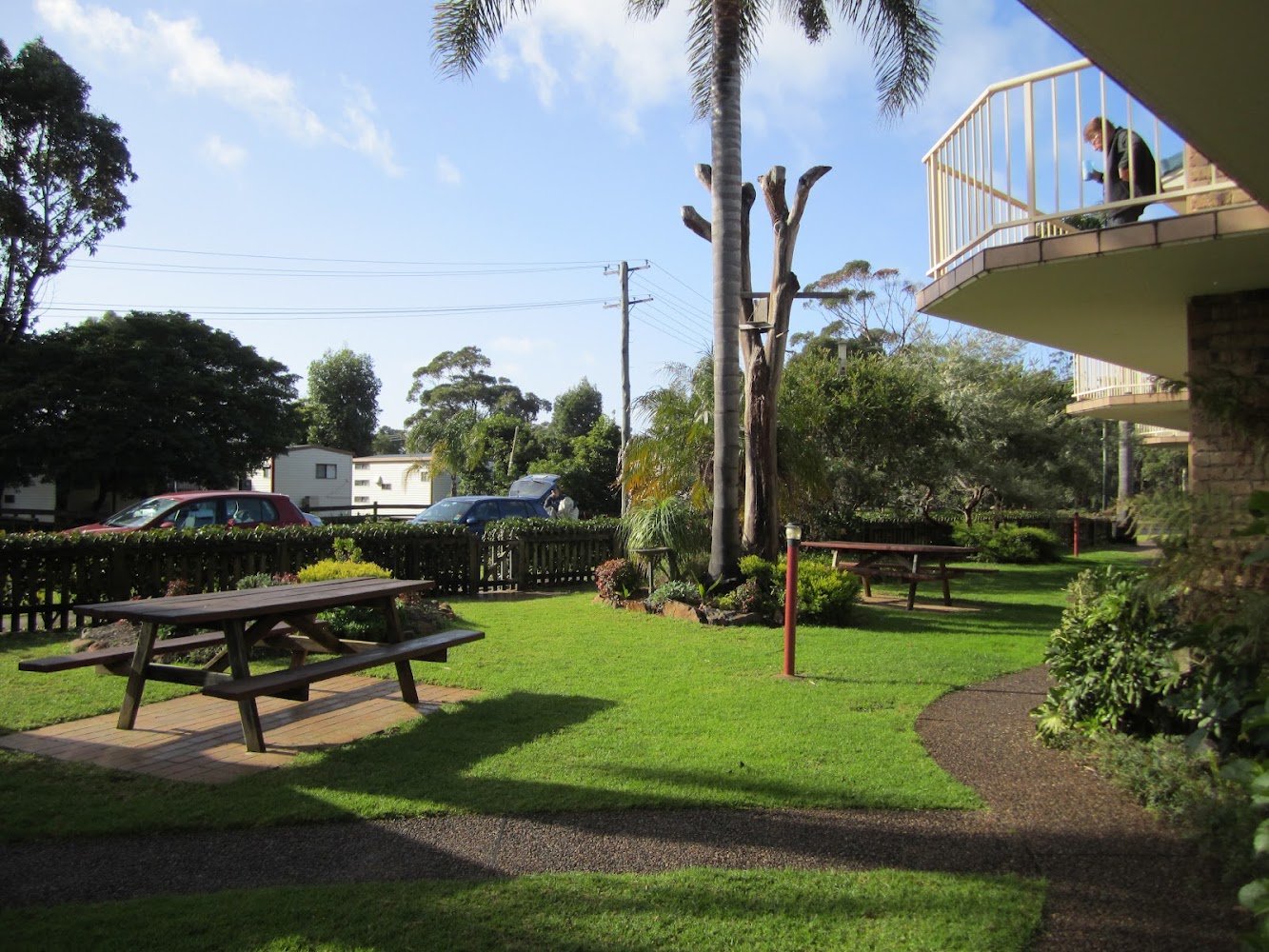 Exterior grounds at Beachfront Apartments, Merimbula NSW