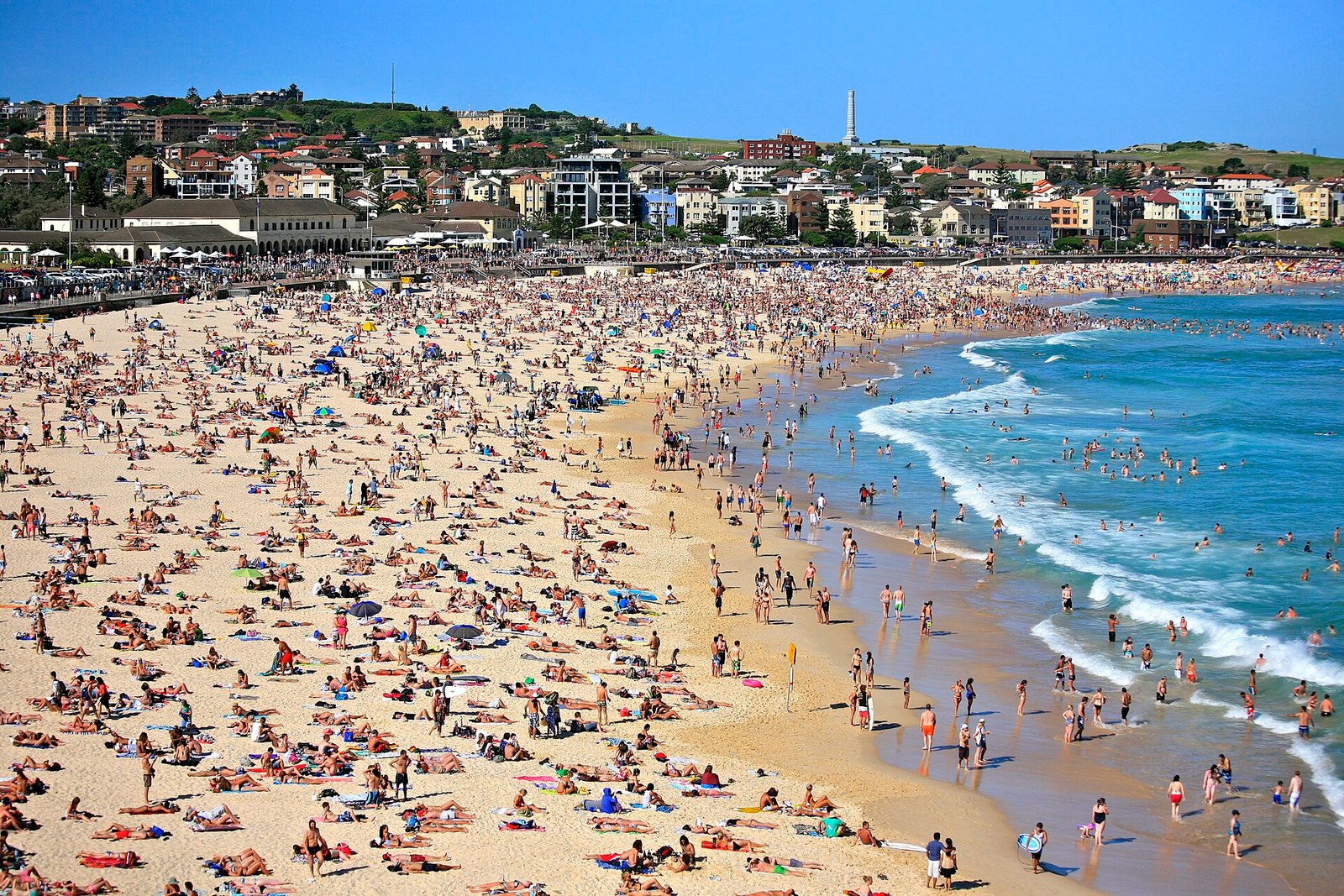 Bondi Beach on a warm Sydney day