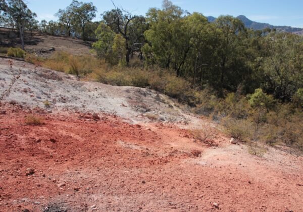 The smouldering summit vents of Burning Mountain (Mount Wingen), Upper Hunter NSW