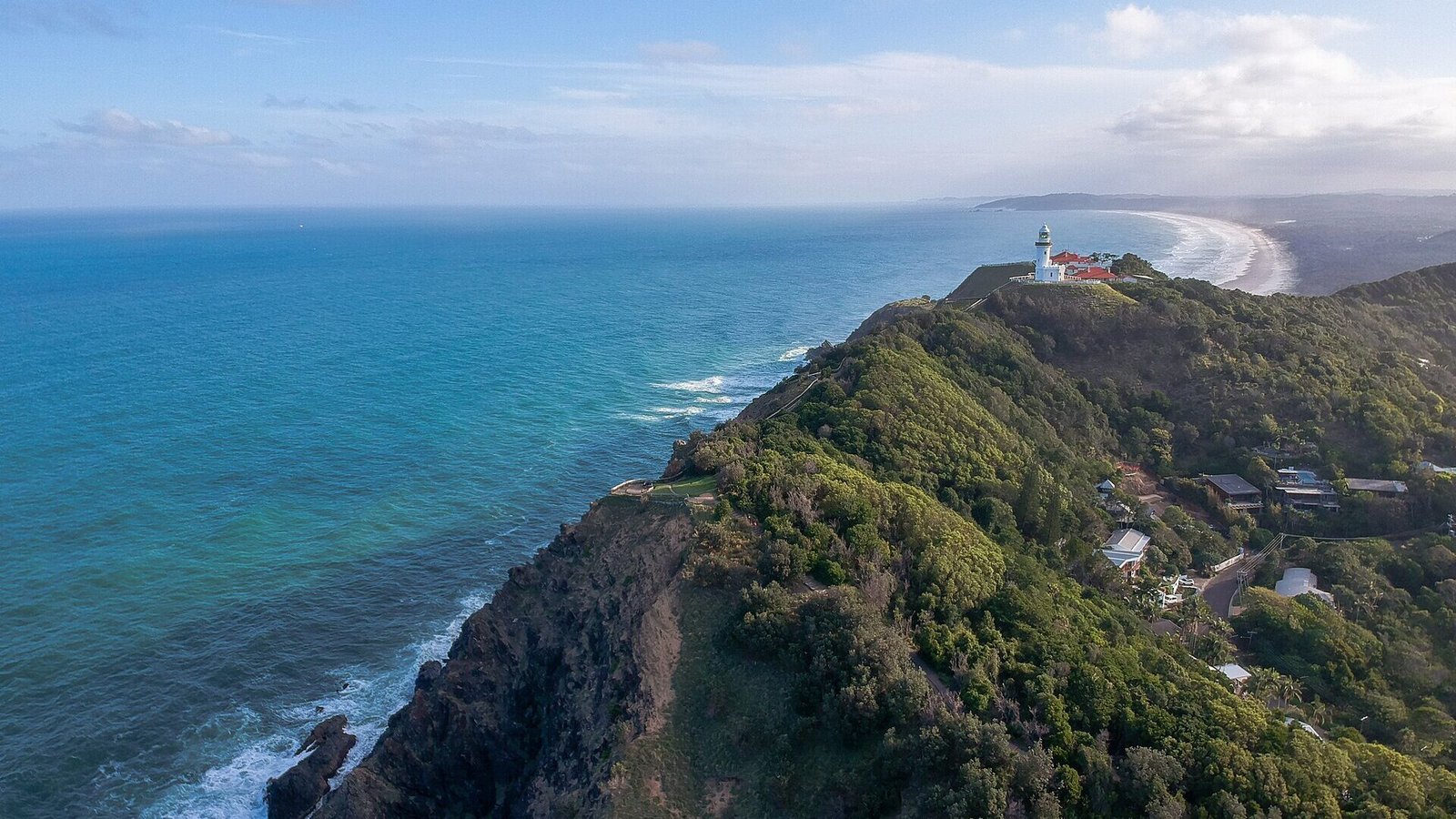 Cape Byron Lighthouse at the eastern end of the Sydney to Byron coastal drive