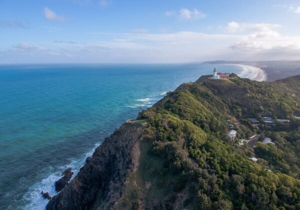 Cape Byron Lighthouse at the eastern end of the Sydney to Byron coastal drive