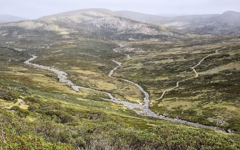 View of the Kosciuszko Main Range from Charlotte Pass