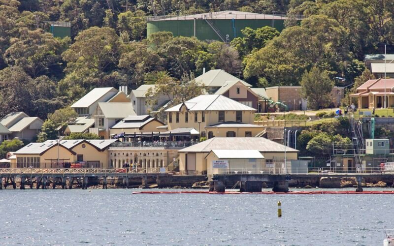 Chowder Bay Submarine Mining Depot viewed from the Manly Ferry.jpg