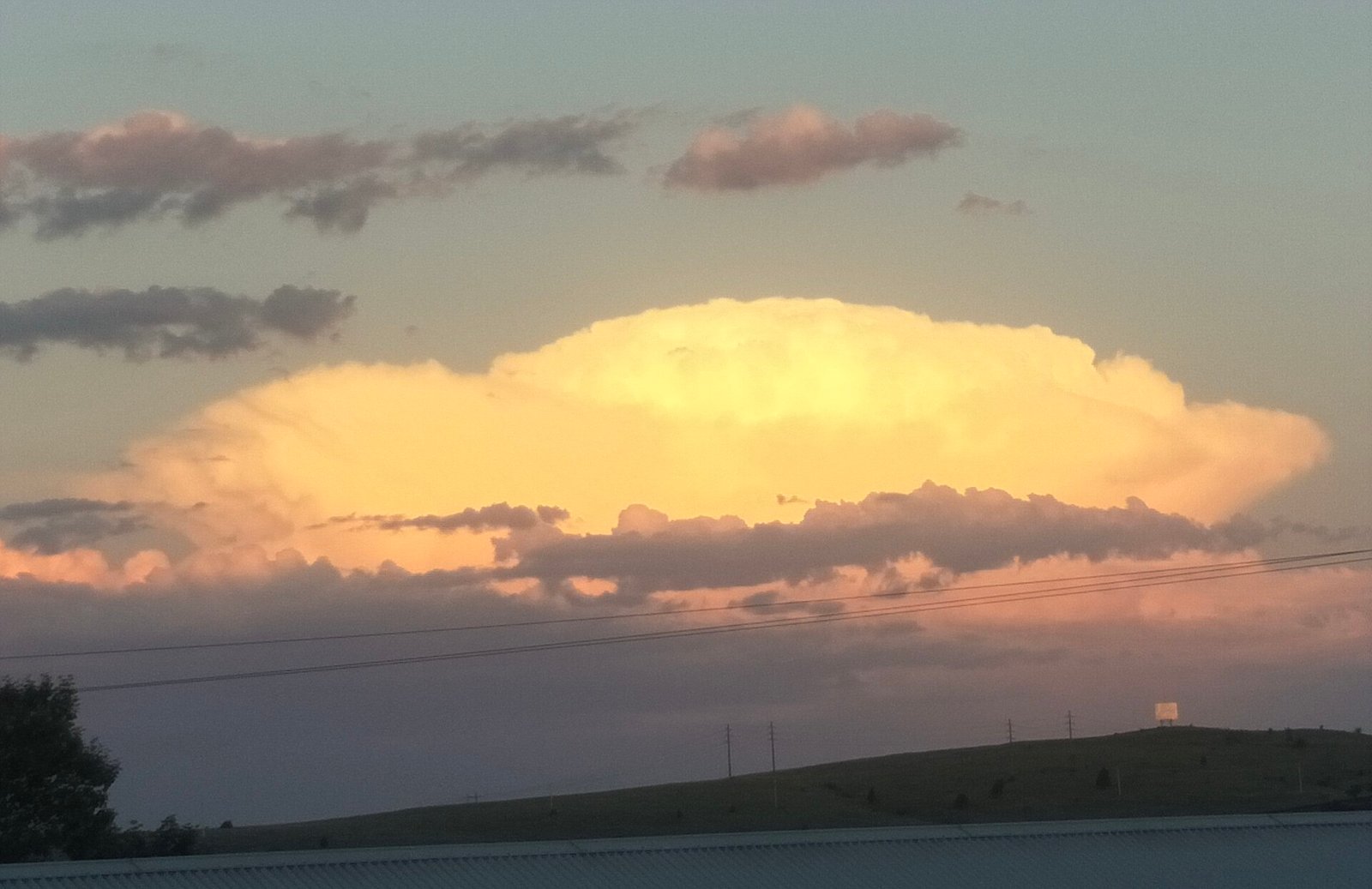 Sunset over the countryside near Cooma, NSW
