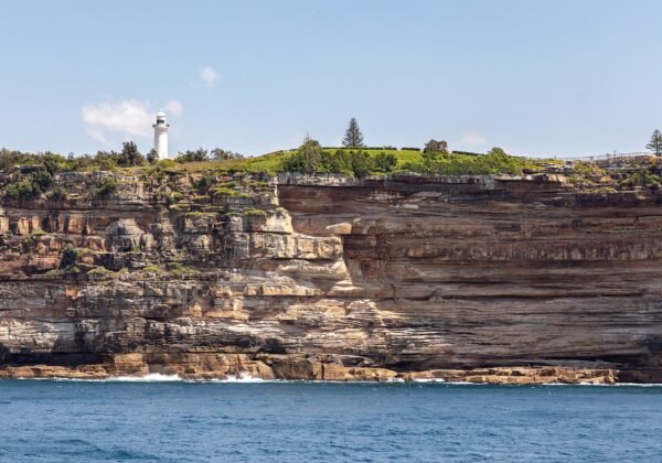 Coastal cliffs near the Macquarie Lighthouse headland, Vaucluse/Dover Heights