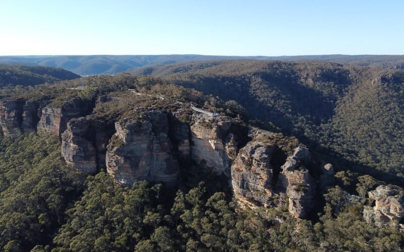 Valley views over the Hartley district from Hassans Walls, Lithgow