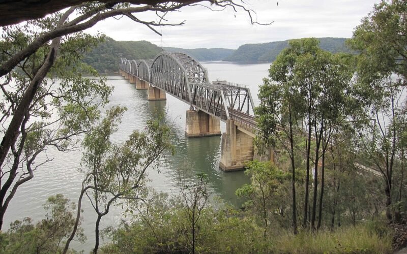 Hawkesbury River rail bridge at Brooklyn