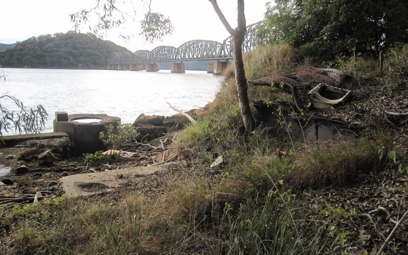 Hawkesbury River rail bridge at Brooklyn