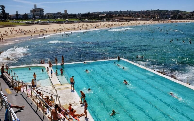 Icebergs Club and Bondi Beach