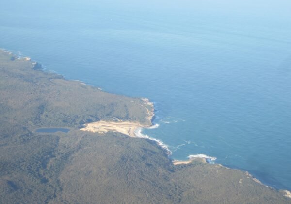 Marley Beach from the air, Royal National Park