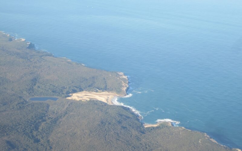 Marley Beach from the air, Royal National Park