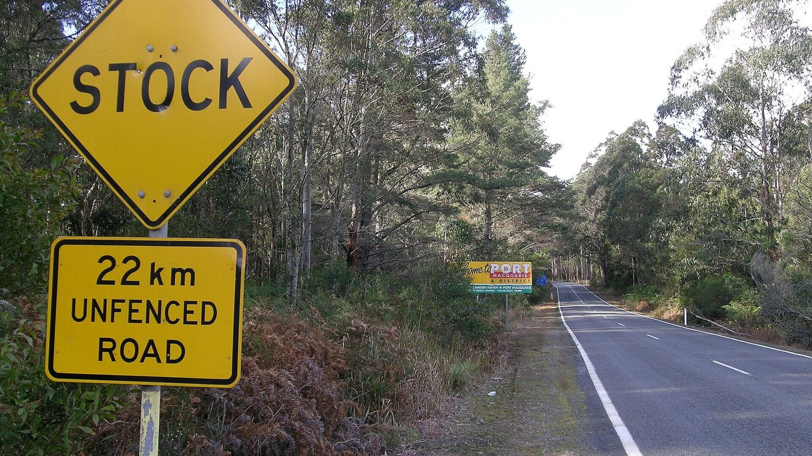 The winding Oxley Highway between Walcha and the coast, NSW