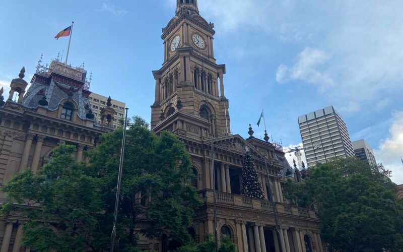 Sydney Town Hall in the CBD, one of the precincts used during Sydney Festival