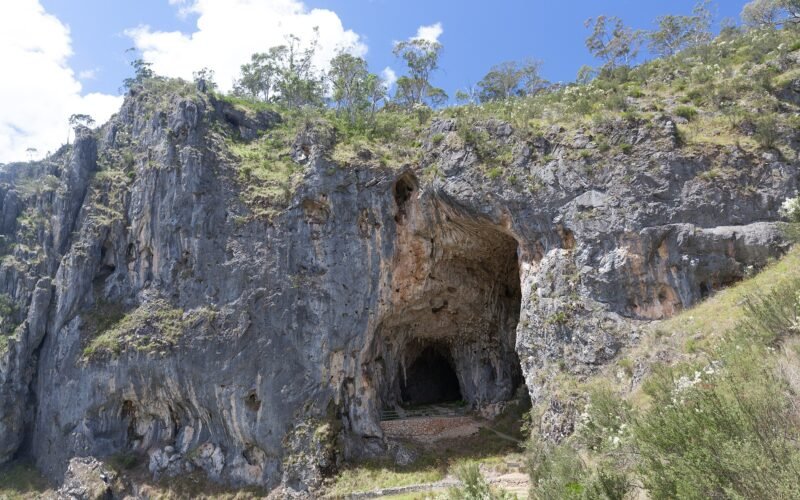 Limestone cave entrance at Yarrangobilly Caves, Kosciuszko National Park