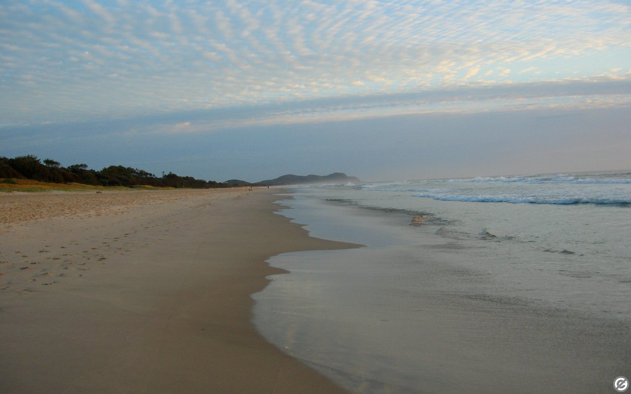 Tallow Beach, near Byron Bay, a quieter alternative to the main beaches
